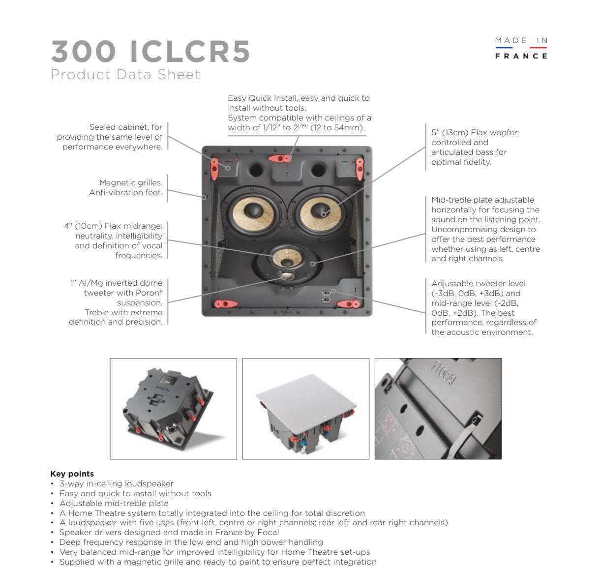 רמקול שקוע 300 ICLCR5