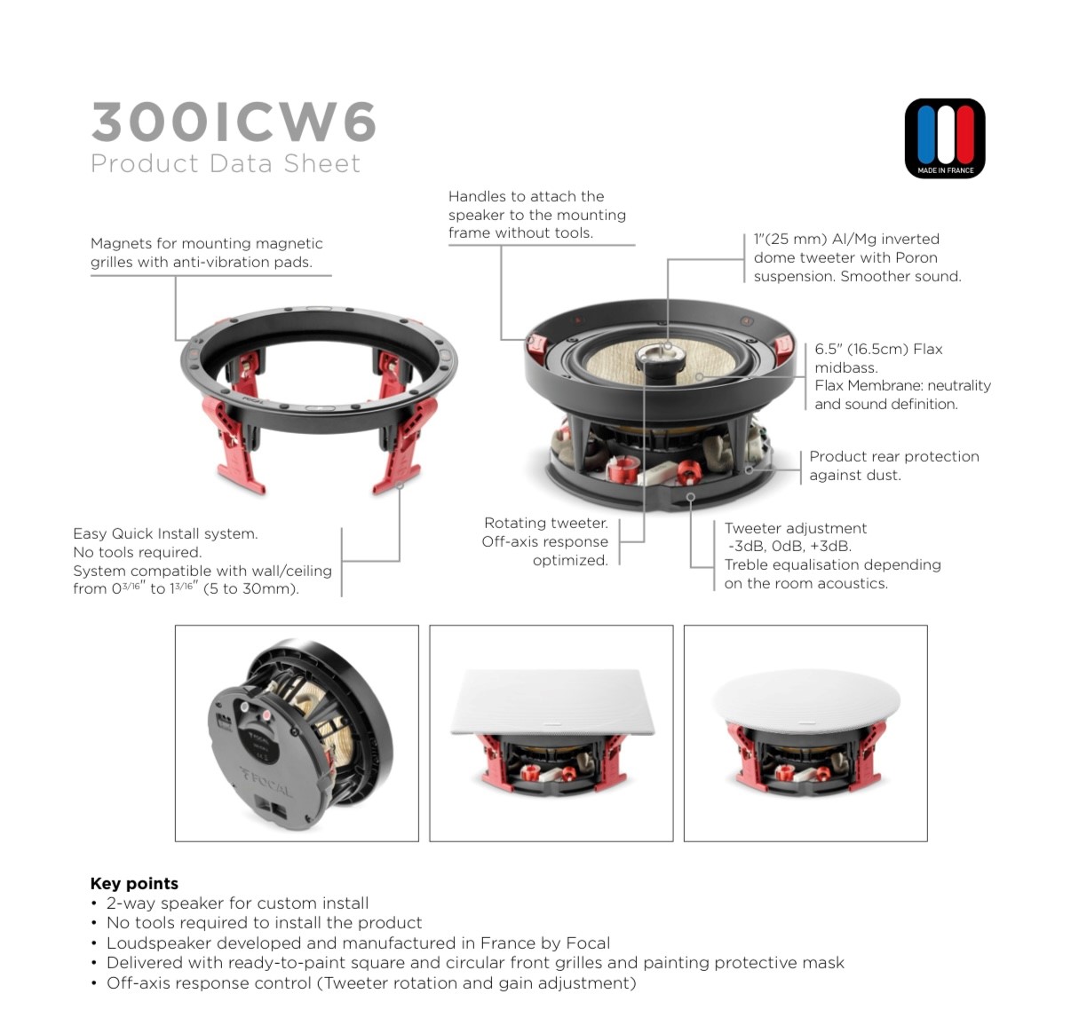 רמקול שקוע פוקאל